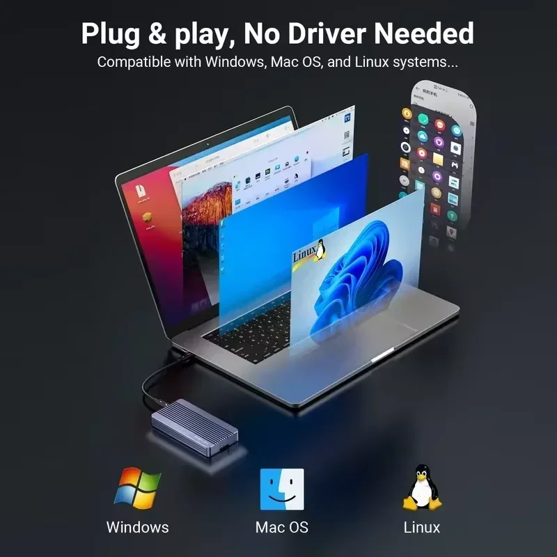 Obudowa ACASIS USB-C USB4 SSD  – Usb4 40Gbps External Ssd 8Tb recenzja i cena