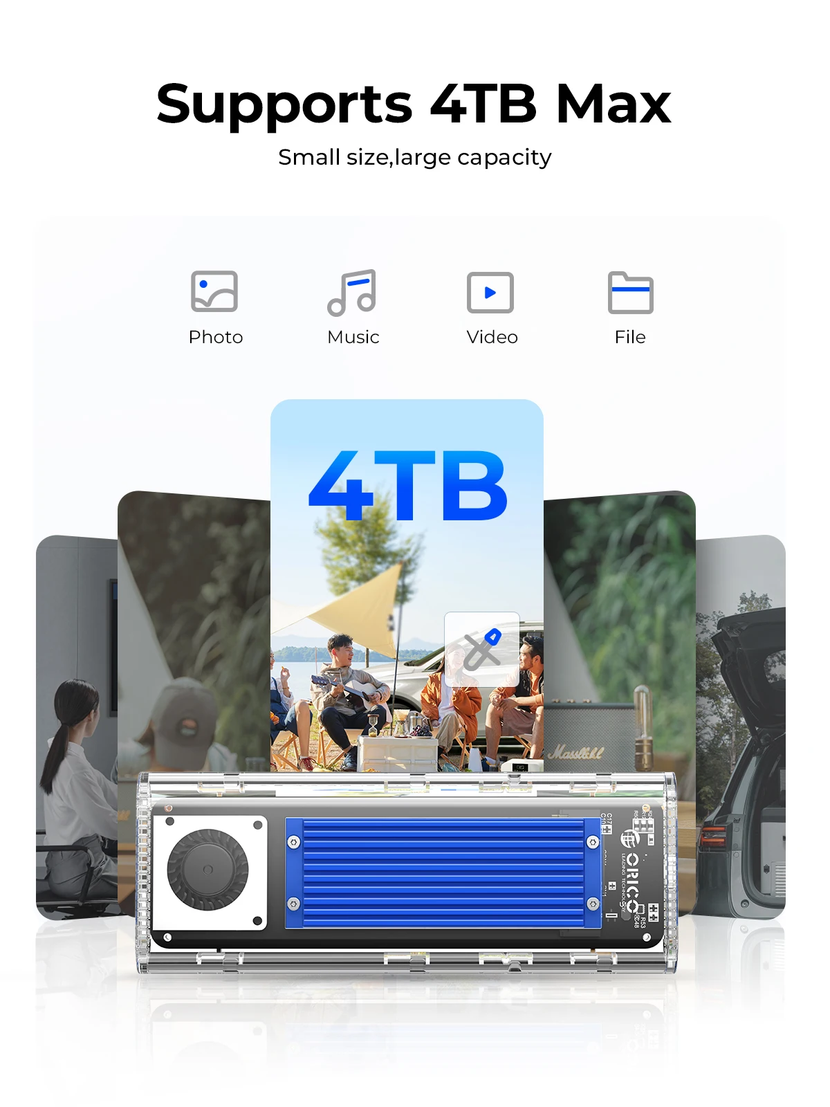 ORICO Obudowa SSD M.2 NVMe 20  – Thunderbolt 4 External Ssd 4Tb recenzja i cena