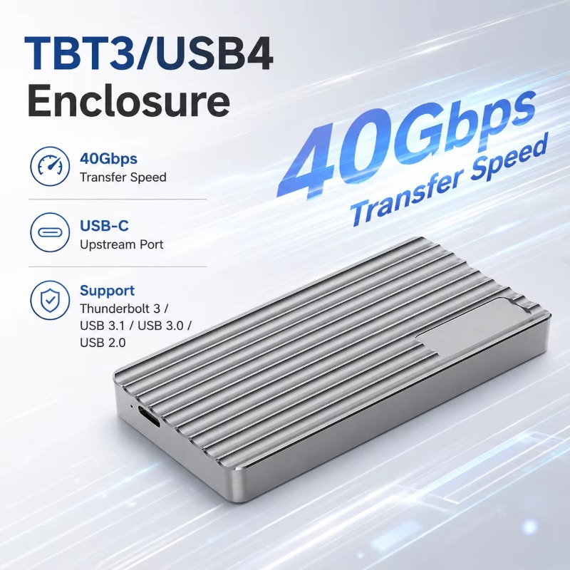 Aluminiowa obudowa M.2 NVMe SS – Usb4 40Gbps External Ssd 8Tb recenzja i cena